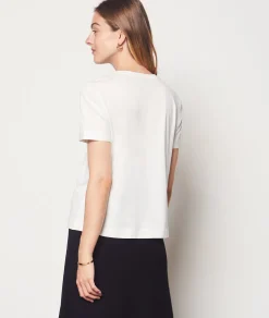 Outlet T-shirt manches courtes imprimé "Wild" en sequins T-shirts Et Tops