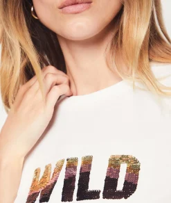 Outlet T-shirt manches courtes imprimé