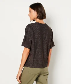 Hot T-shirt manches courtes irisé T-shirts Et Tops
