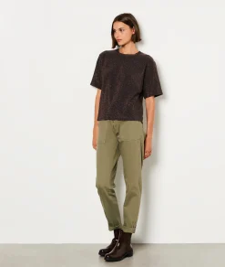 Hot T-shirt manches courtes irisé T-shirts Et Tops