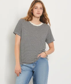 Sale T-shirt marinière manches courtes T-shirts Et Tops
