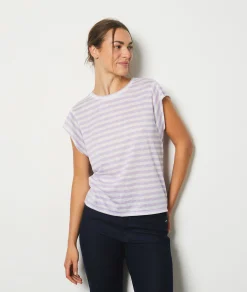 Cheap T-shirt marinière manches courtes T-shirts Et Tops