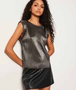 Hot T-shirt sans manches é T-shirts Et Tops