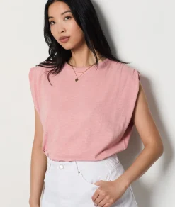 Hot T-shirt sans manches en coton T-shirts Et Tops