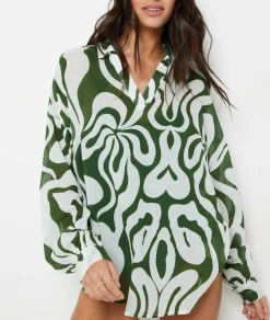 New Tunique courte à motif Tuniques Et Robes De Plage|Robes De Plage