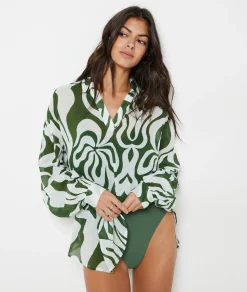 New Tunique courte à motif Tuniques Et Robes De Plage|Robes De Plage