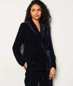 Clearance Veste de blazer en velours Blazers