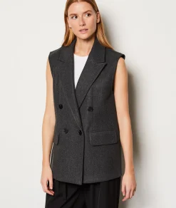 Fashion Veste sans manches Blazers